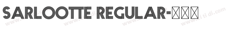 sarlootte regular字体转换